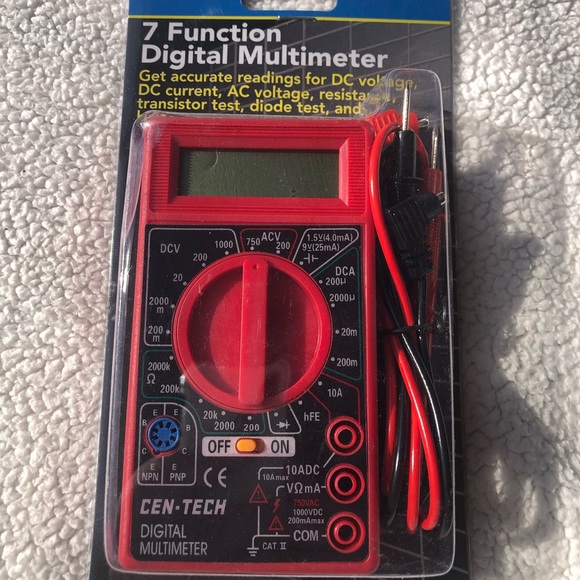 NEW 7 Function Digital Multimeter - Picture 1 of 3